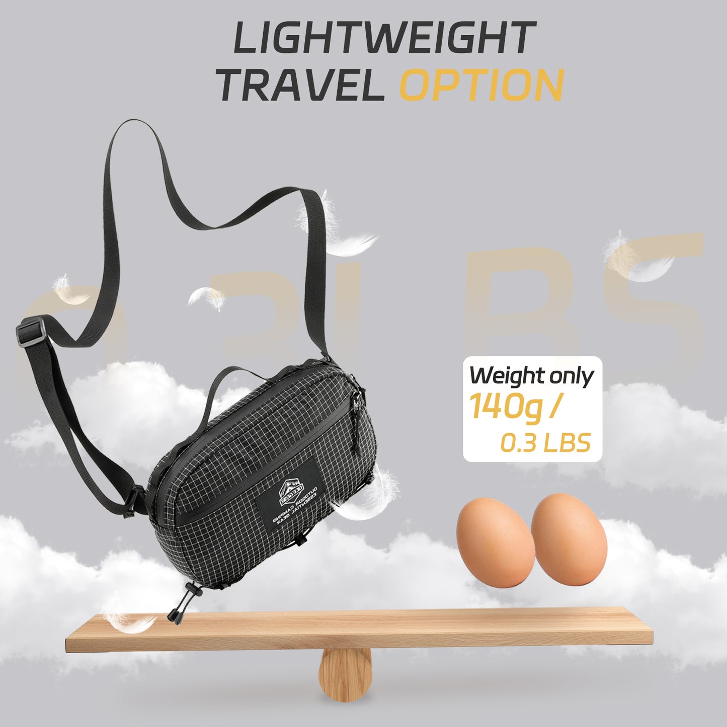 Fanny Pack Hiking Waist Packs Large Crossbody Bagwith Zipper Pockets Adjustable Strap Waist Bags Travel Hip Pack for Cycling Running for Women Men