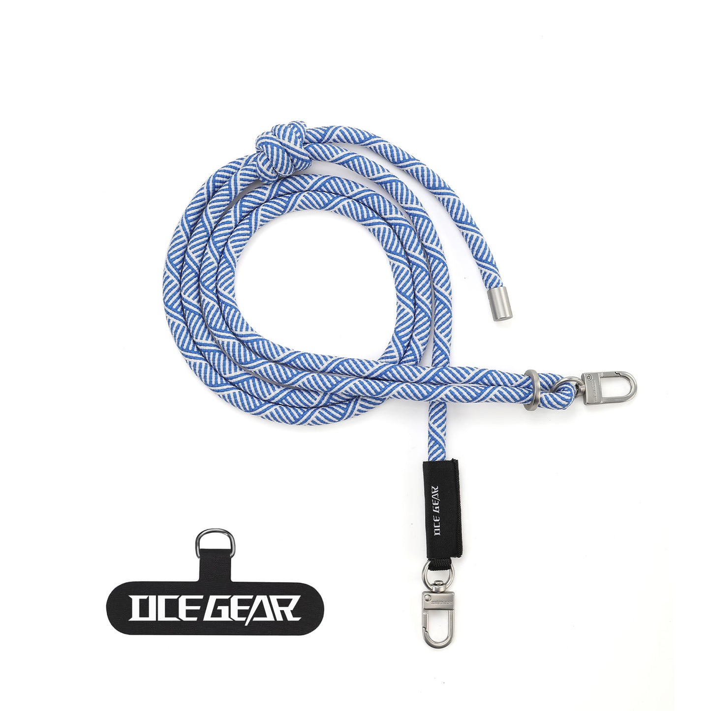 OCE GEAR Phone Lanyard Crossbody Phone Lanyard Multifuctional Patch Lanyards Compatible Most Smartphones Nylon Rope Buckle Green