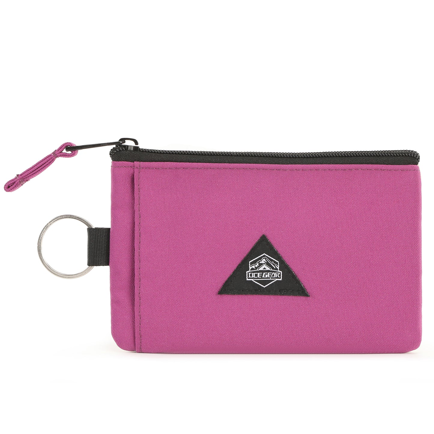 Card Holder Bag for Men & Women with Vertical Phone Pocket & Dual Zippered Pockets Card Bag for Work, Travel, Outdoor
