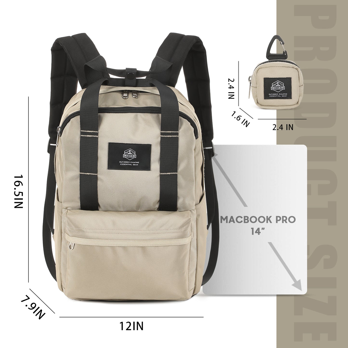 Carry On Backpack Portable Lightweight Hiking Backpack Expandable Small Travel Laptop Backpack With Bottle Holder for Women & Men Outdoor Travel BoysDaypack