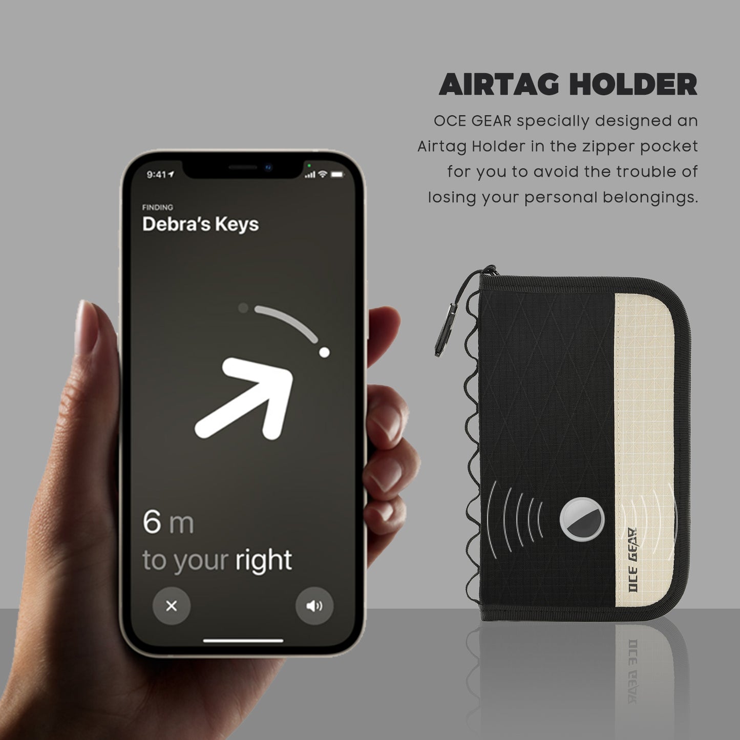 Travel Wallet Passport Holder with Airtag Slot Crossbody Document Organizer with Wrist Strap Lightweight Passport Pouch Portable Card Case with SIM Card Holders and Eject Pin for Women & Men