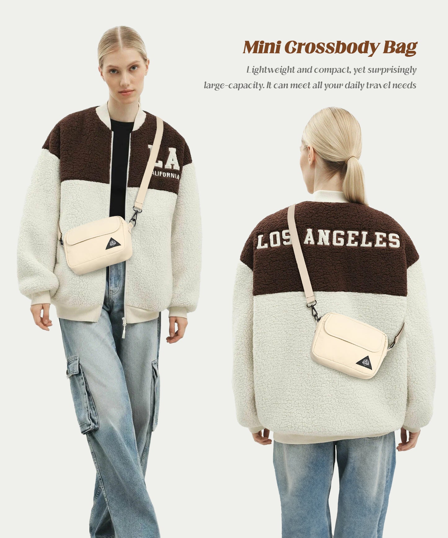 Mini Crossbody Bag with Adjustable Strap Festival Bag Sling Chest Bag for Outdoor, Workout, Travel, and Casual