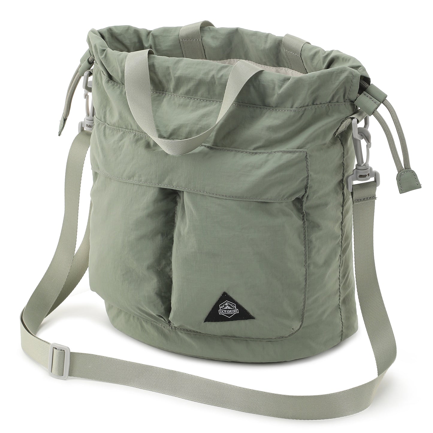 Bucket Bag for Women Super Lightweight Tote Handbag Nylon Crossbody Bag Drawstring Hobo for Travel Hiking Music Festival