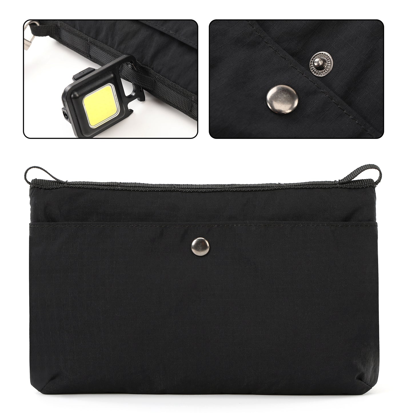 Crossbody Shoulder Bag Anti-theft Swipe RFID Protected Passport Bag & Smart Organizer for Travel Essentials