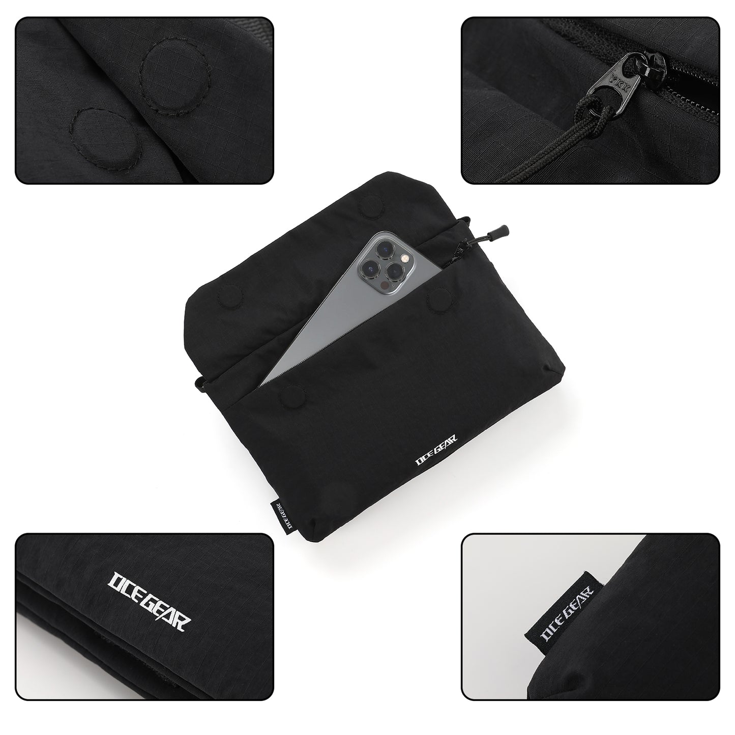 Crossbody Shoulder Bag Anti-theft Swipe RFID Protected Passport Bag & Smart Organizer for Travel Essentials