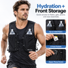 Front hydration and quick-access storage on OCE GEAR running vest