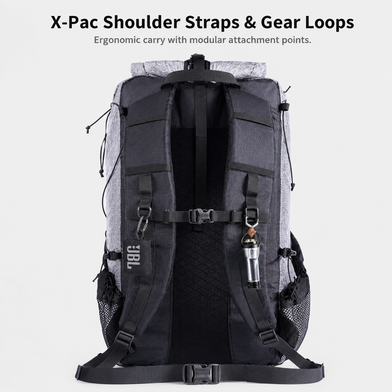 Dyneema DCF1.6 DCH ultralight hiking backpack outdoor trail use by OCE GEAR