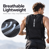 Breathable lightweight mesh construction on OCE GEAR trail running vest