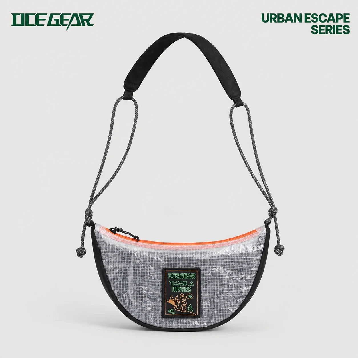 OCE GEAR Cloud Shadow Half Moon Bag 120g lightweight semi-transparent crossbody bag