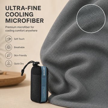OCE GEAR Ultra-Fine Cooling Microfiber Quick Dry Travel Towel