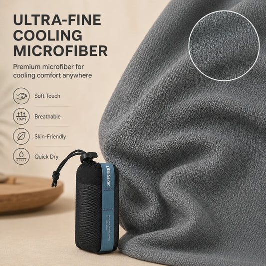OCE GEAR Ultra-Fine Cooling Microfiber Quick Dry Travel Towel