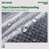 70psi Extreme Waterproofing detail