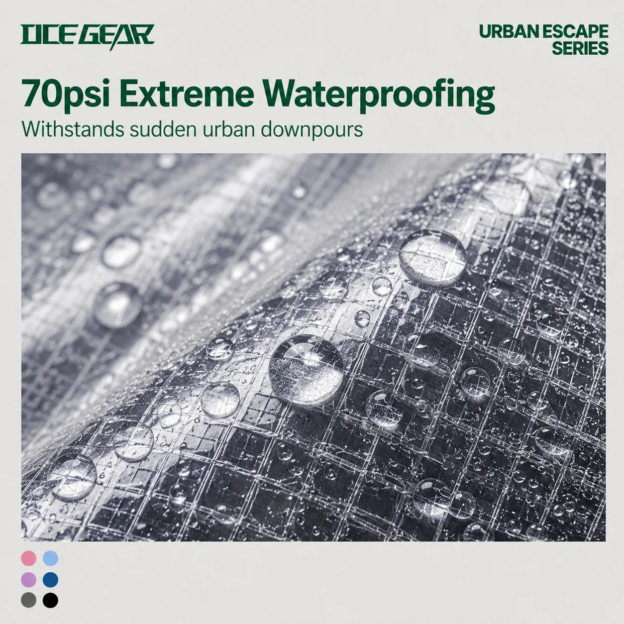 70psi Extreme Waterproofing detail