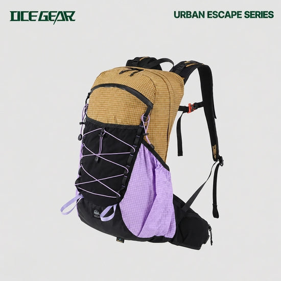 22L Hiking Daypack with Rain Cover & Hydration Sleeve