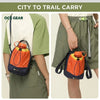 OCE GEAR Nylon Multifunction Water Bottle Crossbody Bag