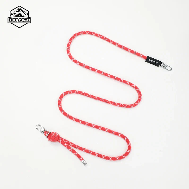 OCE GEAR 8mm phone crossbody lanyard Coral Red SKU OGE-SP-OG2412-CRD