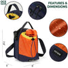 OCE GEAR Nylon Multifunction Water Bottle Crossbody Bag