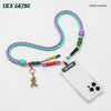 Designer Hand-Braided Phone Lanyard with Detachable Tether Patch