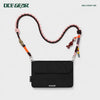 Designer Hand-Braided Phone Lanyard with Detachable Tether Patch