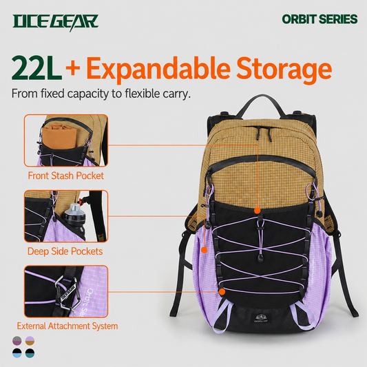 DAYTRACE 22L Ultralight Day Hiking Backpack