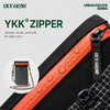 YKK zipper detail on OCE GEAR lightweight phone pouch
