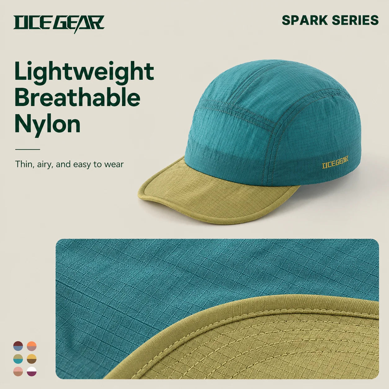 Lightweight Breathable Nylon texture details