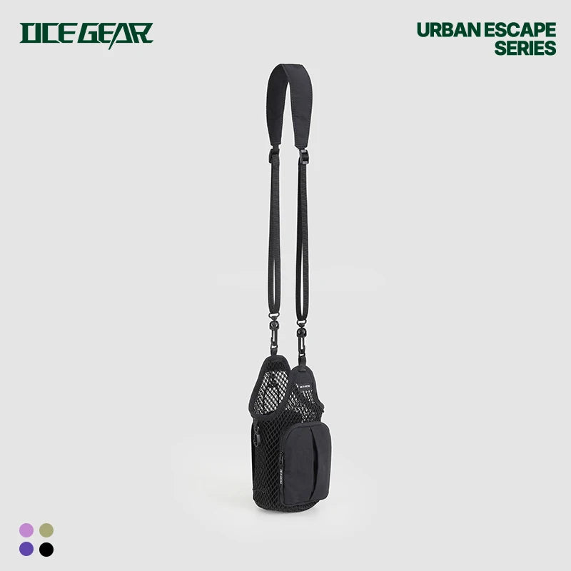 OCE GEAR Urban Escape Lightweight Bottle Sling in Shadow Black
