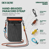 OCE GEAR ultralight phone pouch with hand-braided paracord strap