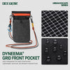 Dyneema semi-transparent grid pocket detail on OCE GEAR phone pouch
