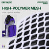 High-polymer mesh bottle holder for outdoor hydration