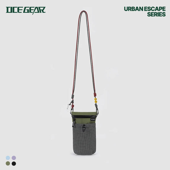OCE GEAR Dyneema Grid Phone Pouch Lavender Yellow