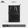 Black Dyneema waterproof storage bag size S
