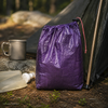 Ultralight Dyneema storage bag used for camping gear organization