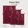 Dawn Red Dyneema storage bag 3-piece set