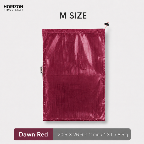 Dawn Red Dyneema waterproof storage bag size M
