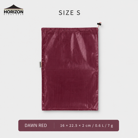 Dawn Red Dyneema waterproof storage bag size S
