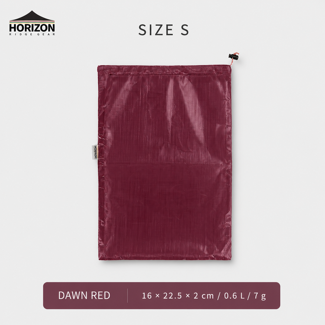 Dawn Red Dyneema waterproof storage bag size S