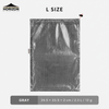 Gray Dyneema waterproof storage bag size L