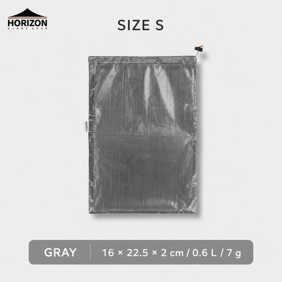 Gray Dyneema waterproof storage bag size S