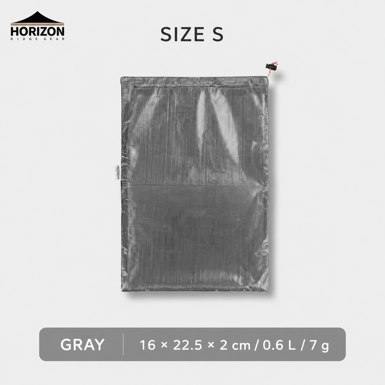 Gray Dyneema waterproof storage bag size S