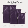 Night Sky Purple Dyneema storage bag 3-piece set
