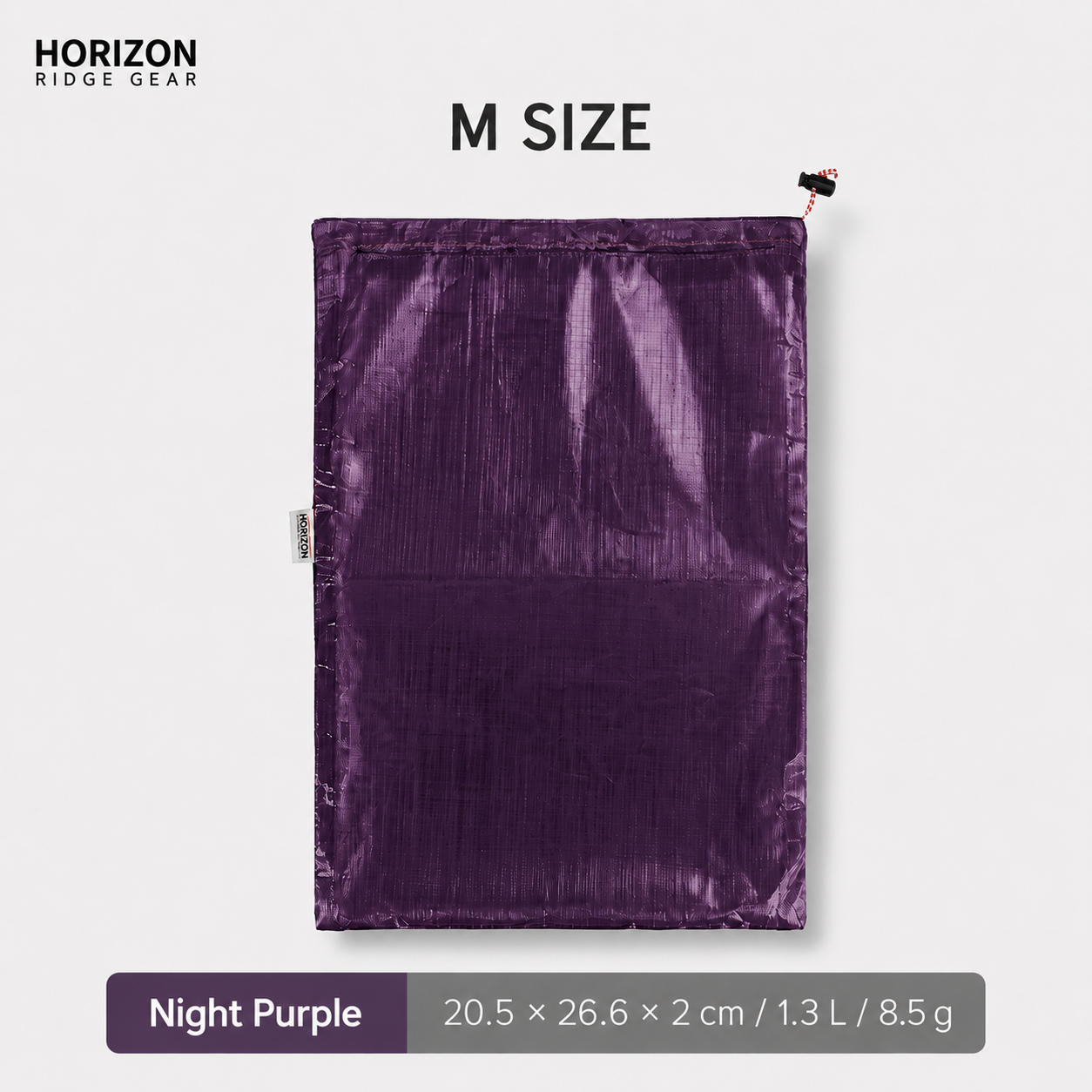 Night Sky Purple Dyneema waterproof storage bag size M