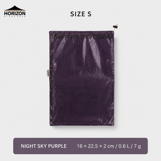 Night Sky Purple Dyneema waterproof storage bag size S