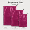 Raspberry Pink Dyneema storage bag 3-piece set