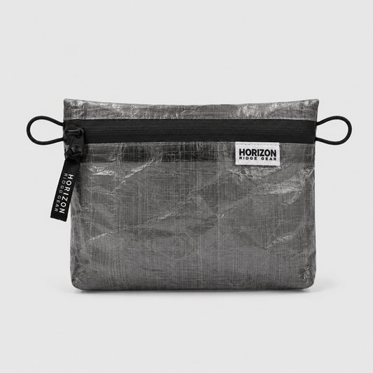 Horizon Ridge Gear Dyneema zip pouch in Smoke Gray