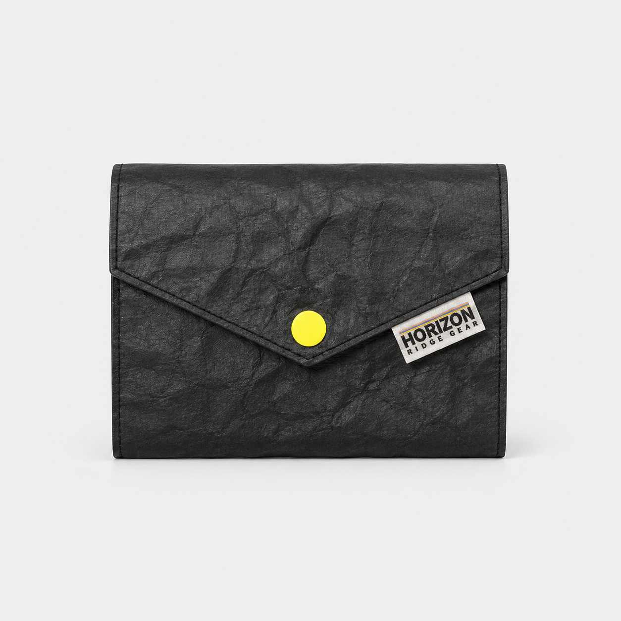Charcoal Black and Ember Dyneema DCH accordion card wallet
