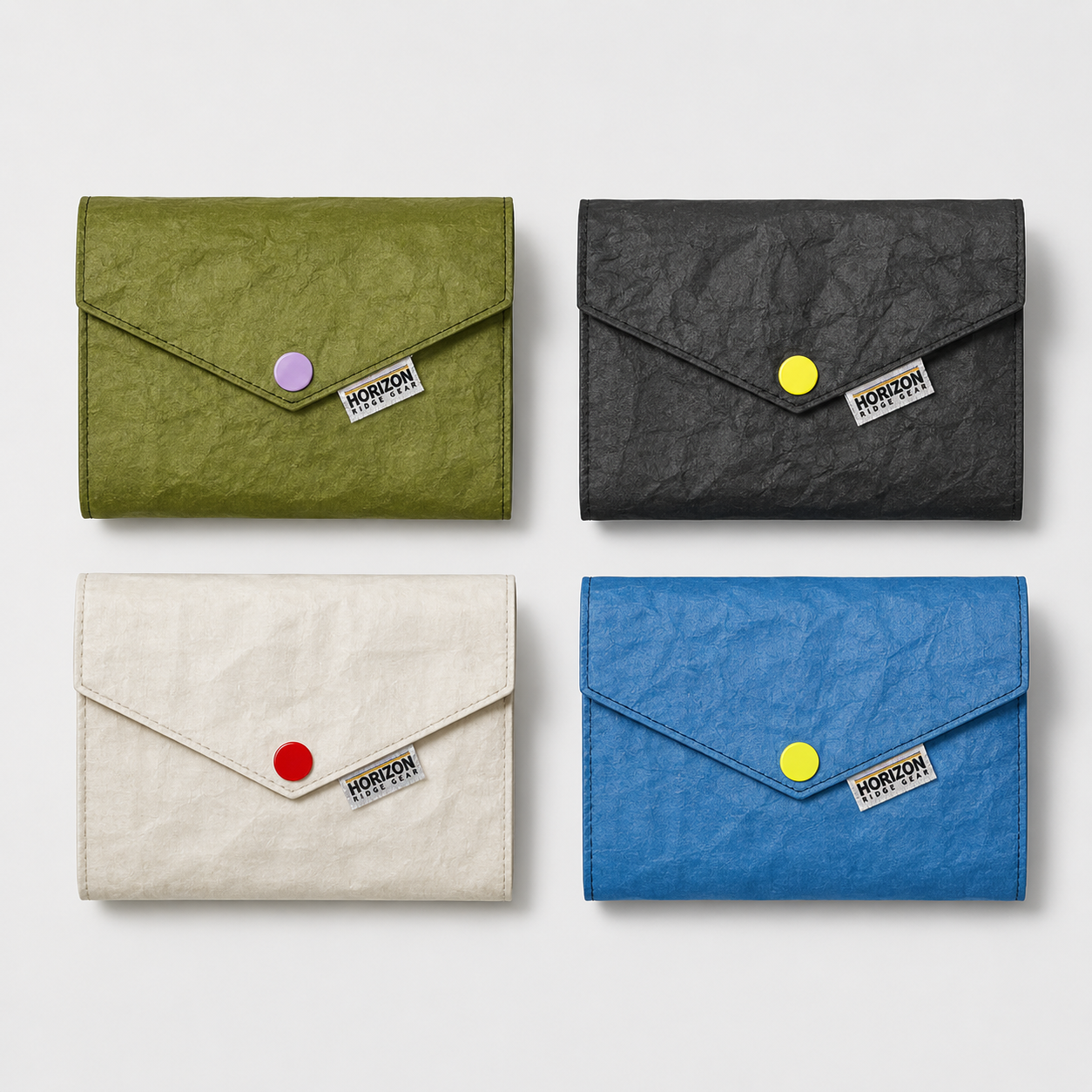 Horizon Ridge Gear Dyneema DCH ultralight card wallet in four colorways