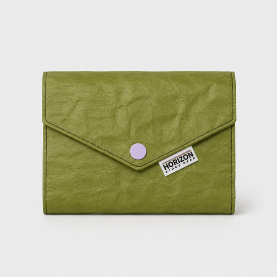 Moss Green and Plum Dyneema DCH ultralight card wallet