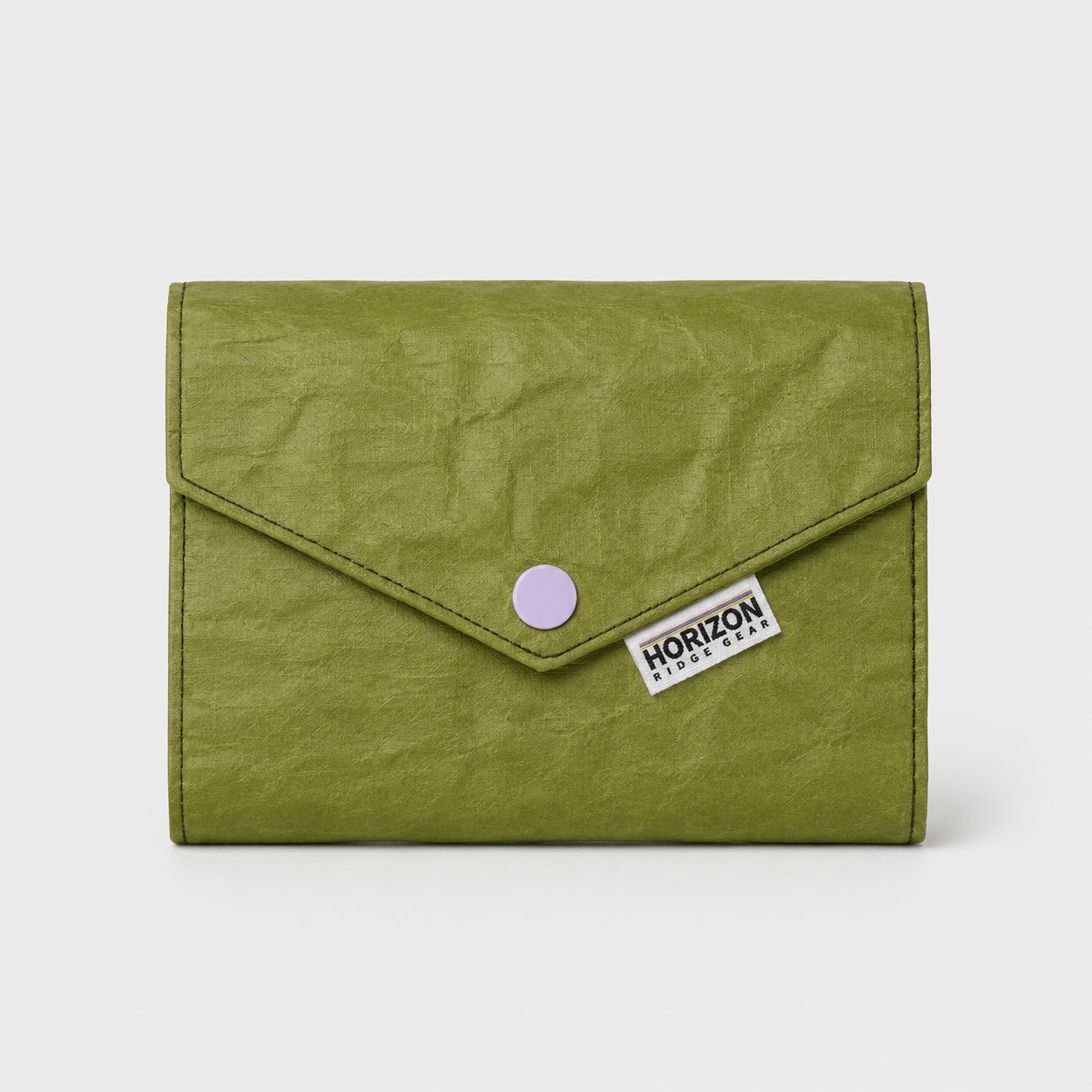 Moss Green and Plum Dyneema DCH ultralight card wallet