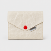 Off-White and Brick Red Dyneema DCH minimalist card wallet